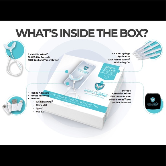 Mobile White Advanced Teeth Whitening Kit - Picture 2 of 8
